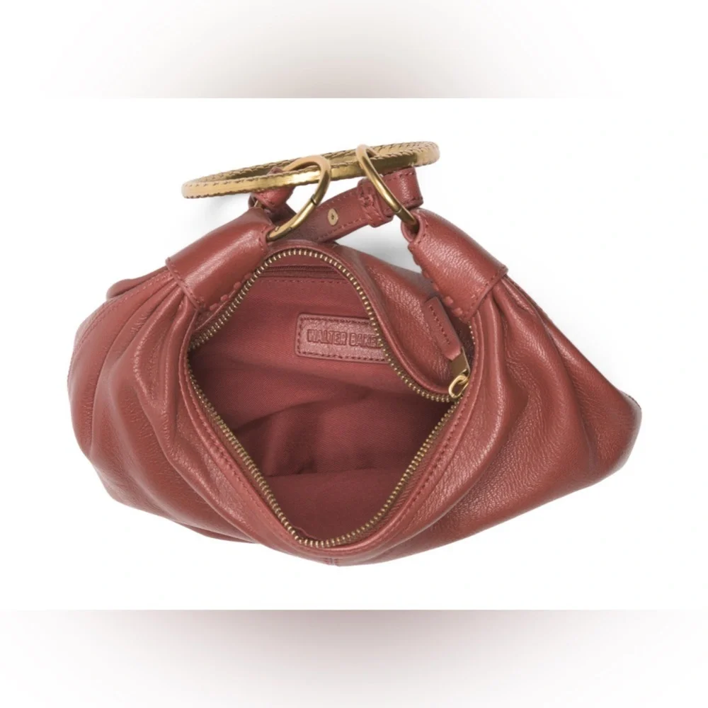 Leather Hobo Bracelet Bag